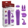 STIMULATOR WITH 4 HEADS SWEET PURPLE