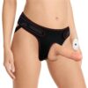 STRAP ON WITH VIBRATING DILDO AND REMOTE CONTROL 70
