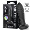 TAINY THRUSTING LED LIGHTED ANAL PLUG WITH REMOTE CONTROL