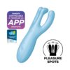 THREESOME 4 SATISFYER CONNECT APP BLUE