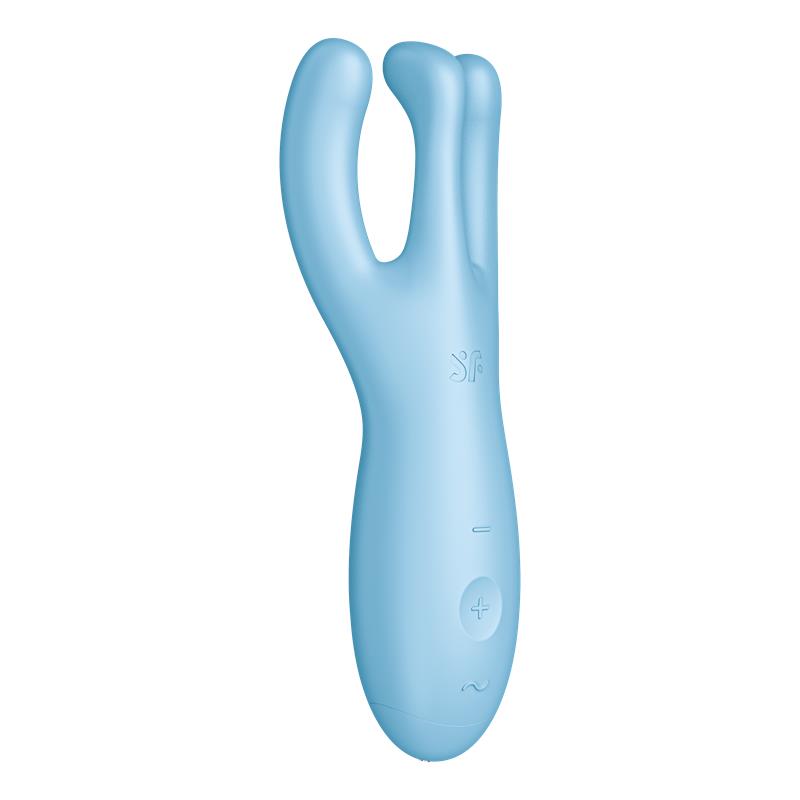 THREESOME 4 SATISFYER CONNECT APP BLUE 8 THREESOME 4 SATISFYER CONNECT APP BLUE WATERPROOF