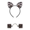 TIGERLLA HANDCUFFS AND HEADBAND SET