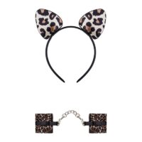 Tigerlla Handcuffs and Headband Set