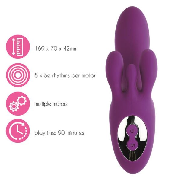 TRIVIBE G-SPOT TRIPLE STIMULATION VIBE IN HAND