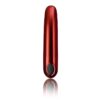 TRULY YOURS VIBRATING BULLET RUBY CARESS METALLIC RED