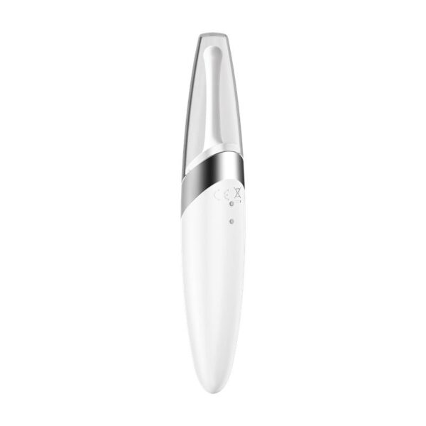 TWIRLING DELIGHT ROTATING STIMULATOR WHITE HYGIENIC CAP