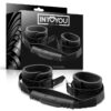 VEGAN LEATHER CUFFS WITH HANDLE