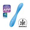 VIBE G SPOT FLEX 4 WITH APP SATISFYER CONNECT BLUE