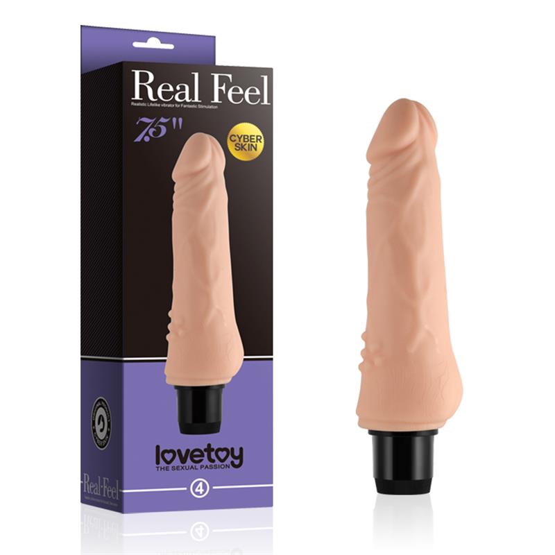 VIBE REAL FEEL 7.5 FLESH 7 VIBE REAL FEEL 7.5 FLESH VIBRATOR SIDE VIEW