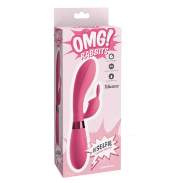 VIBE SELFIE PINK WATER RESISTANT RABBIT PLEASURE