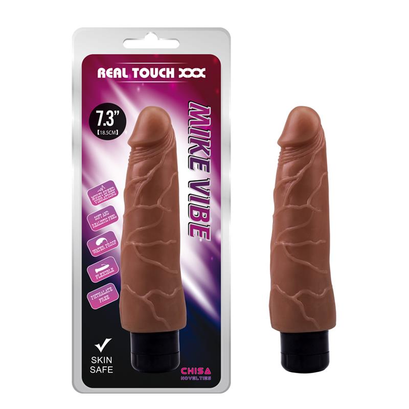 VIBE T-SKIN MIKE BROWN 1 VIBE T-SKIN MIKE BROWN REALISTIC VIBRATOR