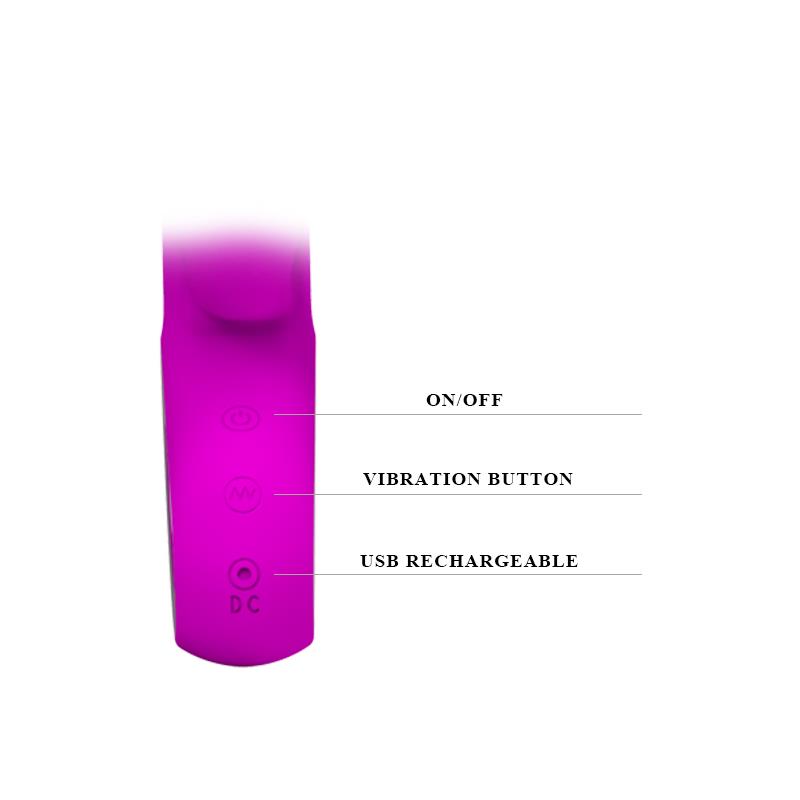Vibe Webb Purple Ergonomic Design Vibe Webb Purple in hand comfortable grip