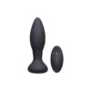 VIBRATING AND ROTATING BUTT PLUG RIMMER EXPERIENCED BLACK