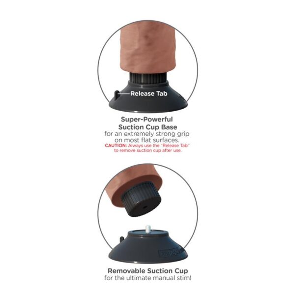 VIBRATING COCK 7 TAN WATERPROOF FEATURE