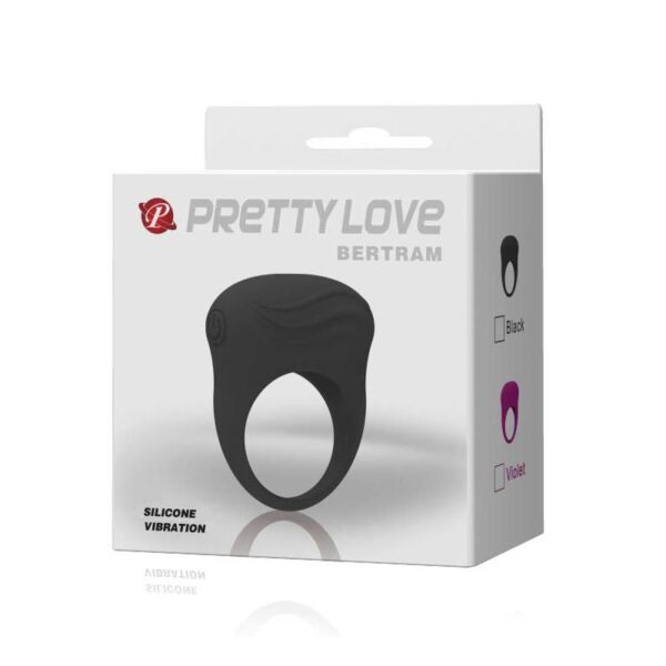 VIBRATING COCK RING BERTRAM BLACK - IMAGE 8