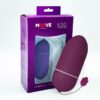 VIBRATING EGG 10 FUNCTIONS DARK PURPLE