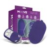 VIBRATING EGG WITH REMOTE CONTROL MEDIUM SIZE PURPLE