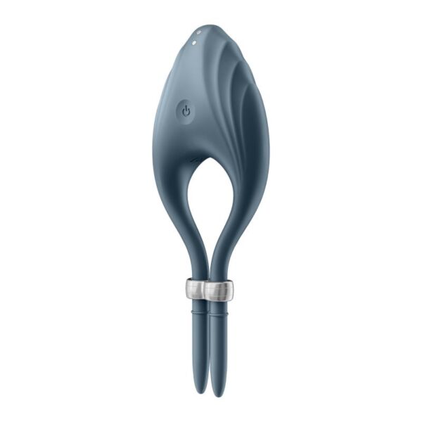 VIBRATING PENIS RING DUELIST DARK BLUE - IMAGE 6