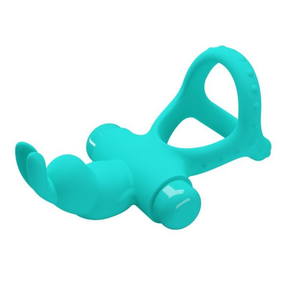 VIBRATING PENIS RING PASSIONATE FIGGY GREEN - IMAGE 5