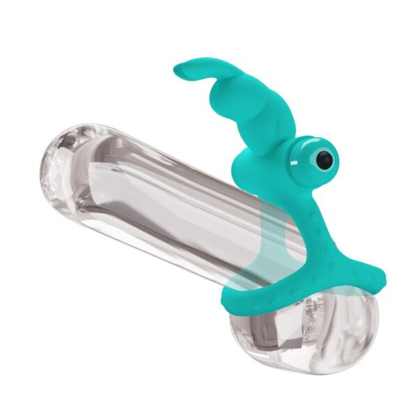 VIBRATING PENIS RING PASSIONATE FIGGY GREEN - IMAGE 6