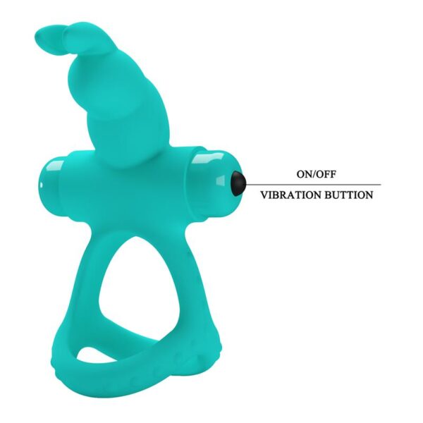 VIBRATING PENIS RING PASSIONATE FIGGY GREEN - IMAGE 7