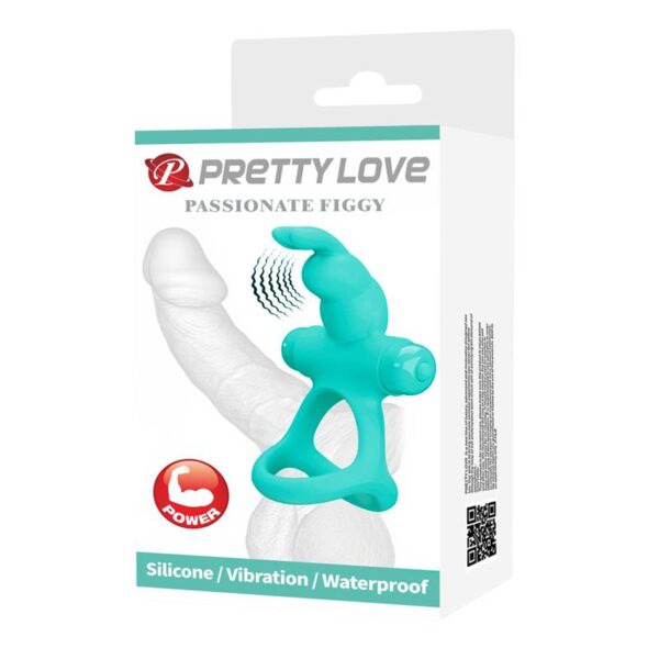 VIBRATING PENIS RING PASSIONATE FIGGY GREEN - IMAGE 10