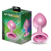 Anodyzed Anal Plug Pink with Jewel