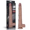DUAL LAYERED BENDABLE DILDO XXL 16