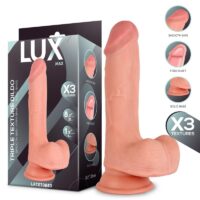 Max Triple Density Dildo with Balls 21 cm