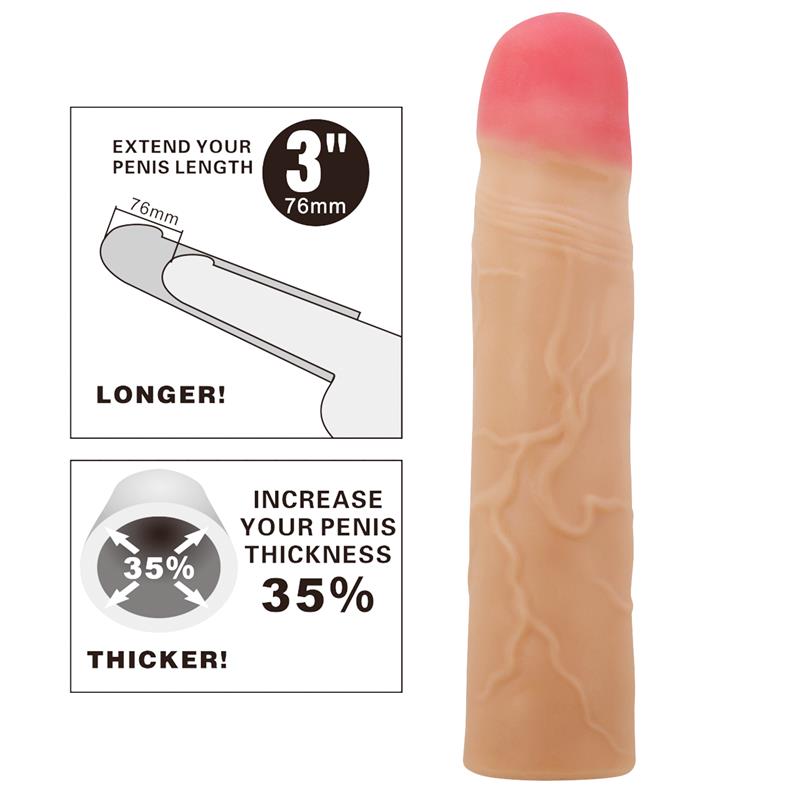 EXTENDED PENIS SLEEVE 3 KYLIAN