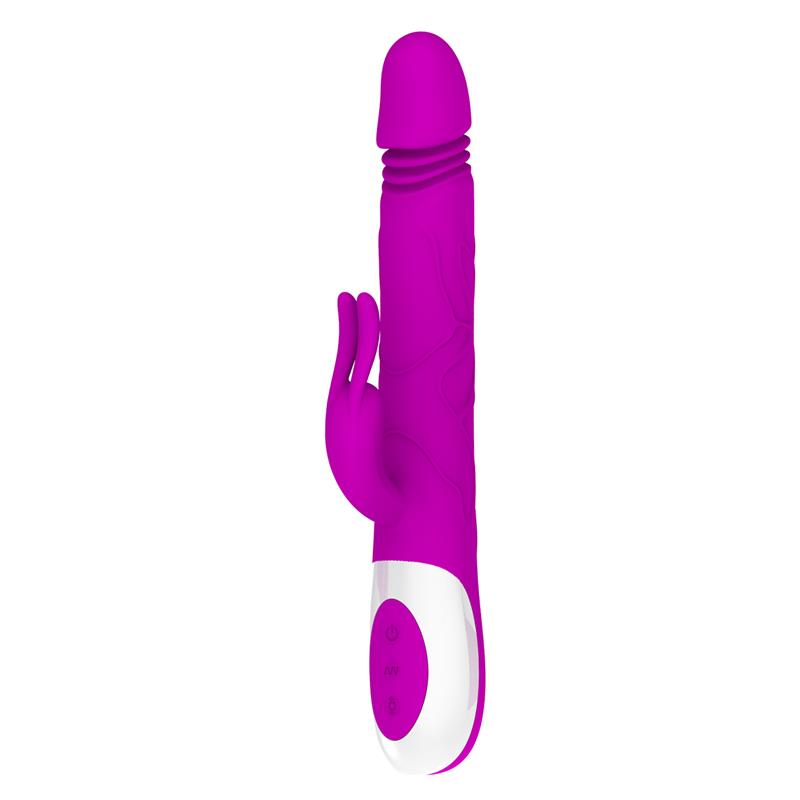 Vibrator with Rolling Beads and Up and Down Adrian